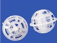 Plastic cage ball